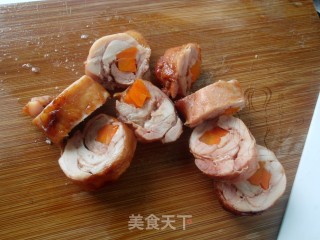 叉烧鸡腿卷的做法步骤：10