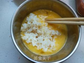 米饭蛋皮披萨的做法步骤：3