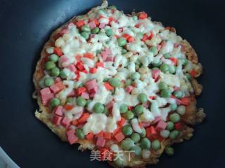 米饭蛋皮披萨的做法步骤：13