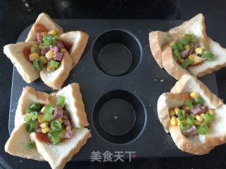 吐司花朵披萨的做法步骤：6