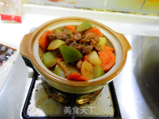 青红萝卜烧羊肉的做法步骤：18