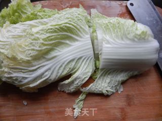 白菜烧羊肉卷的做法步骤：6