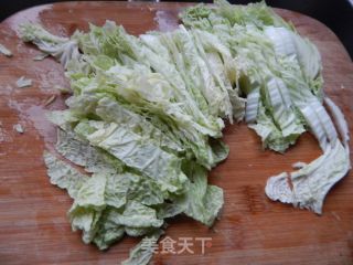 白菜烧羊肉卷的做法步骤：7