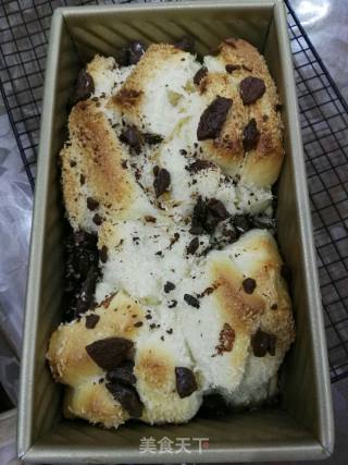 炼乳椰蓉巧克力土司的做法步骤：12