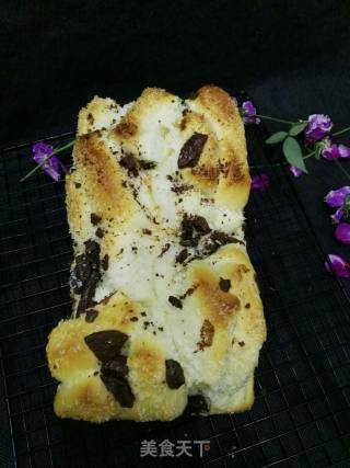 炼乳椰蓉巧克力土司的做法步骤：13