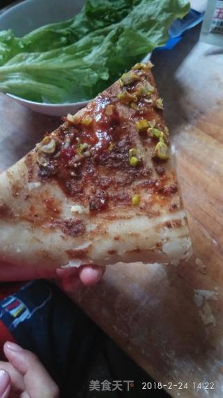 葱香芝麻酱油饼的做法步骤：10