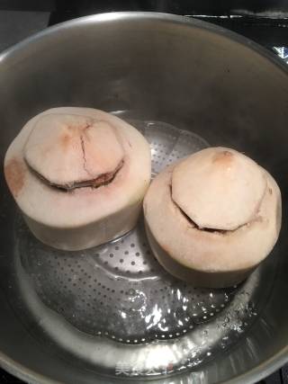 椰青炖鸡的做法步骤：15