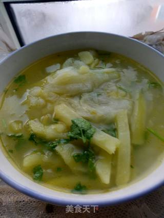 老黄瓜土豆汤的做法步骤：5
