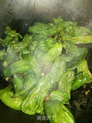 辣椒酱炒辣椒的做法步骤：8