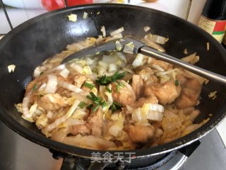 糖醋白菜面筋的做法步骤：9