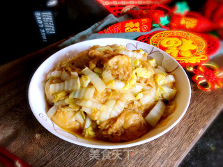 糖醋白菜面筋的做法步骤：10