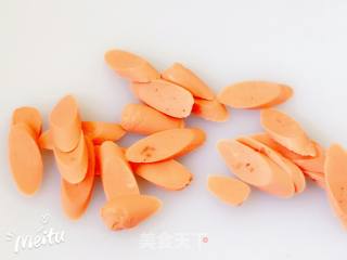 火腿白菜片的做法步骤：2