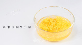 小米荸荠肉丸的做法步骤：2