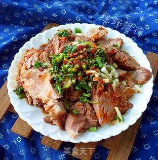 凉拌肘子肉的做法步骤：6