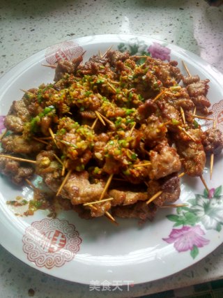 牙签牛肉的做法步骤：6