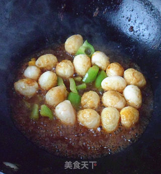 茄汁虎皮鹌鹑蛋的做法步骤：5