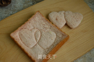 小雨伞三明治的做法步骤：2