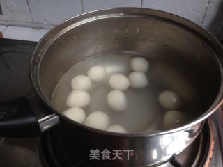 紫淮山汤圆的做法步骤：7