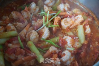 芦笋炒虾仁的做法步骤：3