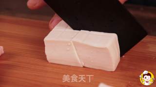 蟹黄豆腐的做法步骤：4