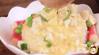 蟹黄豆腐的做法步骤：17