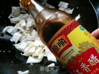 超级下饭菜——酸辣白菜梗的做法步骤：3