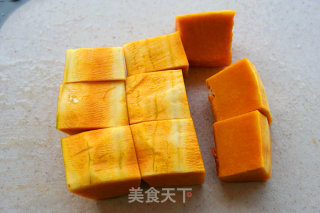 南瓜酒酿圆子的做法步骤：2