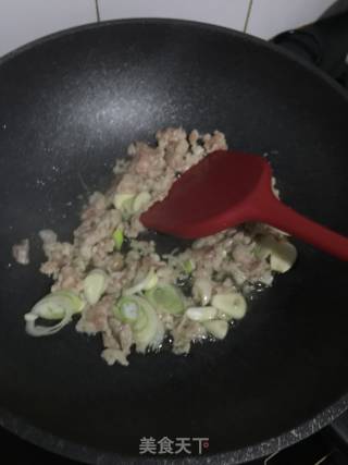 肉末小炒青菜的做法步骤：2