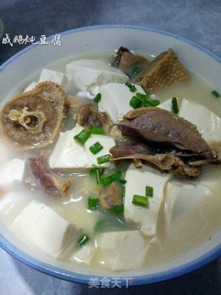 咸鹅炖豆腐的做法步骤：4