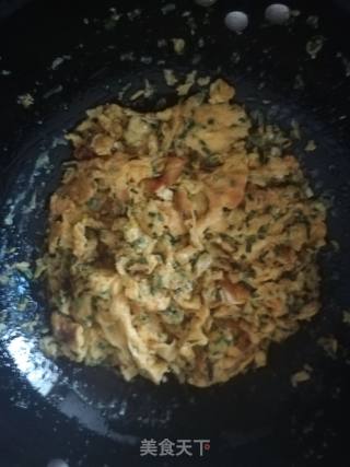野蒜滑蛋的做法步骤：5