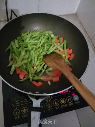 素炒四季豆的做法步骤：3