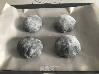 黑芝麻枸杞面包的做法步骤：6