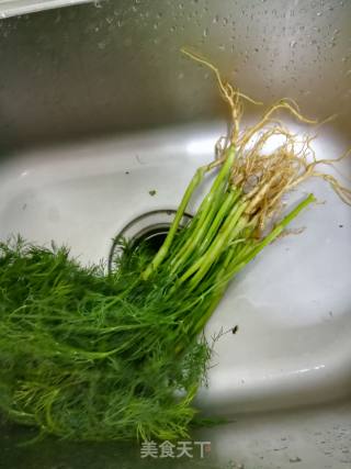 小茴菜鸡蛋汤的做法步骤：1