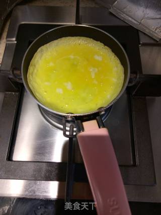 宝宝辅食＃紫薯鸡蛋卷的做法步骤：3