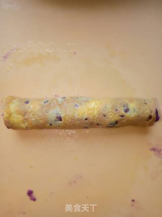 宝宝辅食＃紫薯鸡蛋卷的做法步骤：5