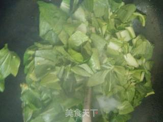 鸡油炒白菜的做法步骤：3