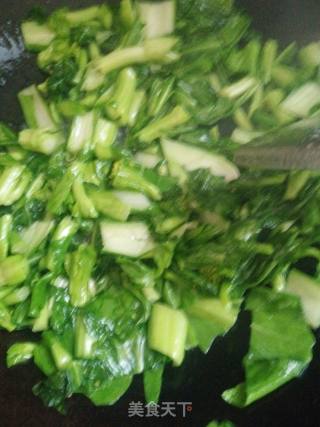 鸡油炒白菜的做法步骤：5