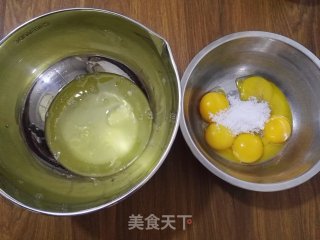 八寸无油戚风蛋糕的做法步骤：3