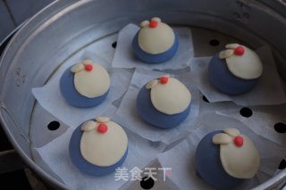 哆啦A梦馒头的做法步骤：13