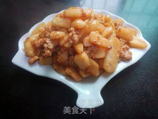 肉末荸荠的做法步骤：6