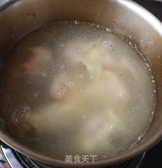 浓汤排骨云吞的做法步骤：8