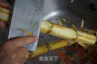 竹蔗胡萝卜马蹄水的做法步骤：2