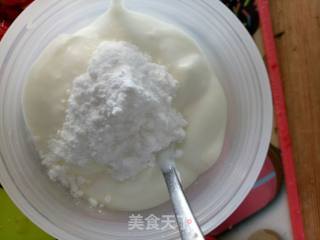 黄桃大果粒酸奶的做法步骤：2