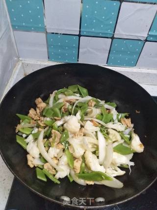 扁豆鸡脯肉的做法步骤：4