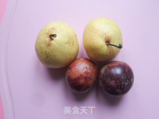 香梨百香果果汁的做法步骤：1