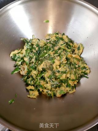韭菜炒鸡蛋的做法步骤：5
