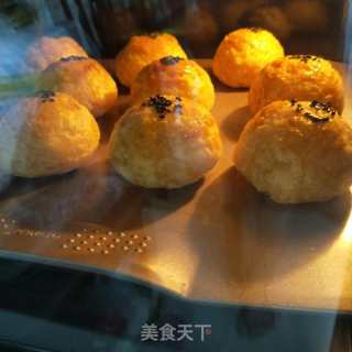 fluff金沙奶黄蛋挞酥的做法步骤：37
