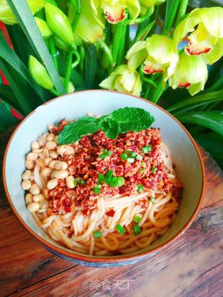 麻辣肉末米粉的做法步骤：11