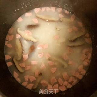 香菇鸡肉粥的做法步骤：6