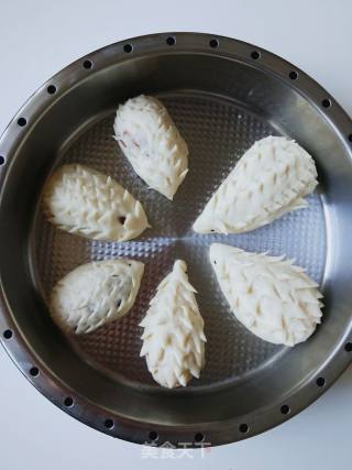 小刺猬豆沙包的做法步骤：11
